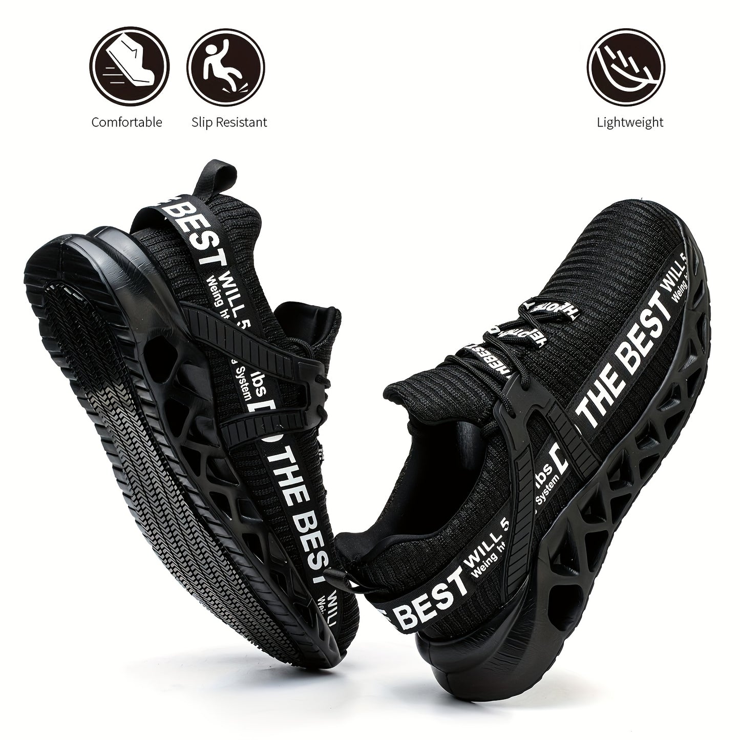 Men'S Shoes, Dedicated, Anti-Slip, Comfortable for Prolonged Standing, Work Shoes, Soft Sole, Odor-Resistant Professional Shoes, Odor-Resistant, Suitable for All Seasons, Use