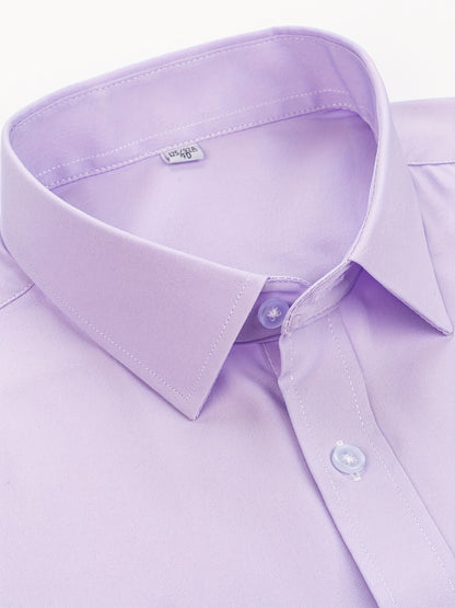 Men'S Long-Sleeve Button-Up Shirt Suitable for Semi-Formal Occasions in Spring And Summer Business Settings