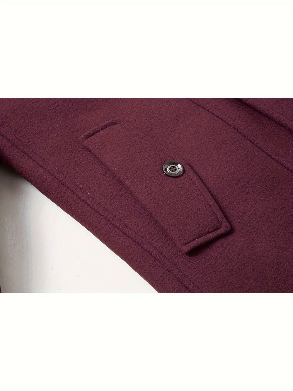 Men's Versatile Fleece Single-Breasted Coat