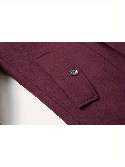 Men's Versatile Fleece Single-Breasted Coat