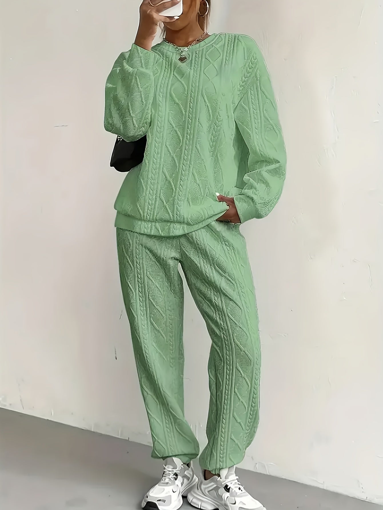Women's fern green Pants - product view 30