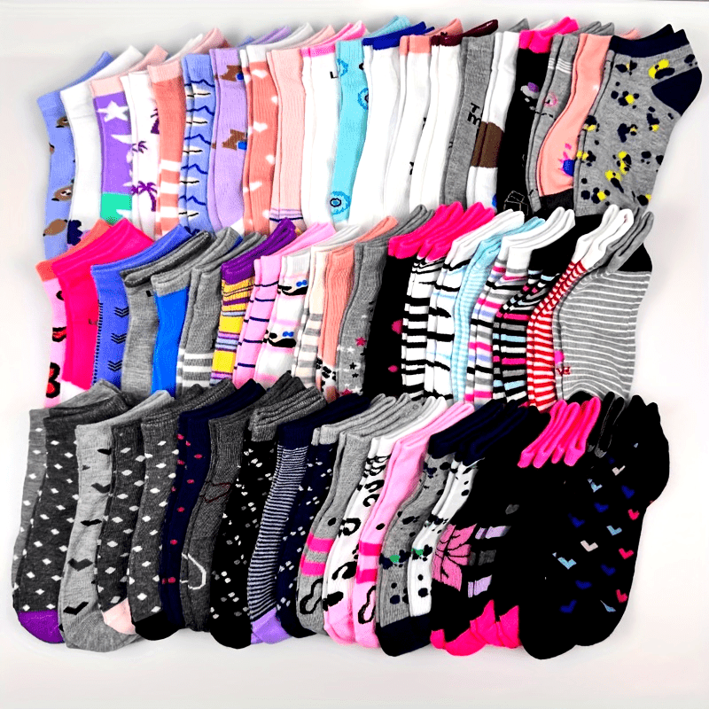 Women's Everyday Ankle Socks - 20-Pair Pack