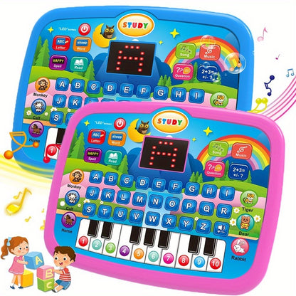 Kids Electronic Learning Tablet Toy - Letters, Numbers, Music and Piano Keys