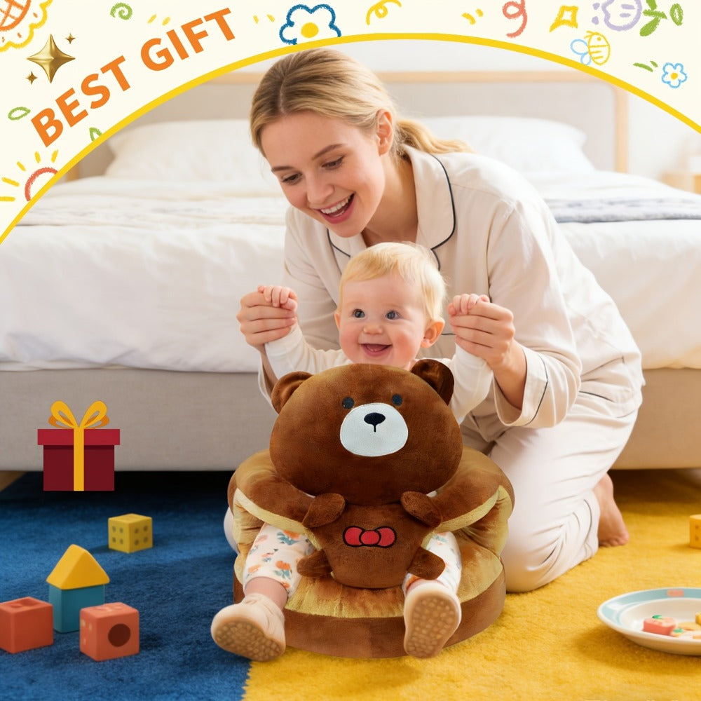 Infant Floor Seat - Plush Back Support Activity Chair