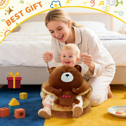 Infant Floor Seat - Plush Back Support Activity Chair