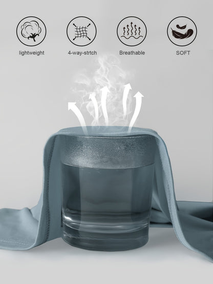 Men's Built-In Mask Hoodies - 3-Pack Quick-Dry Layers