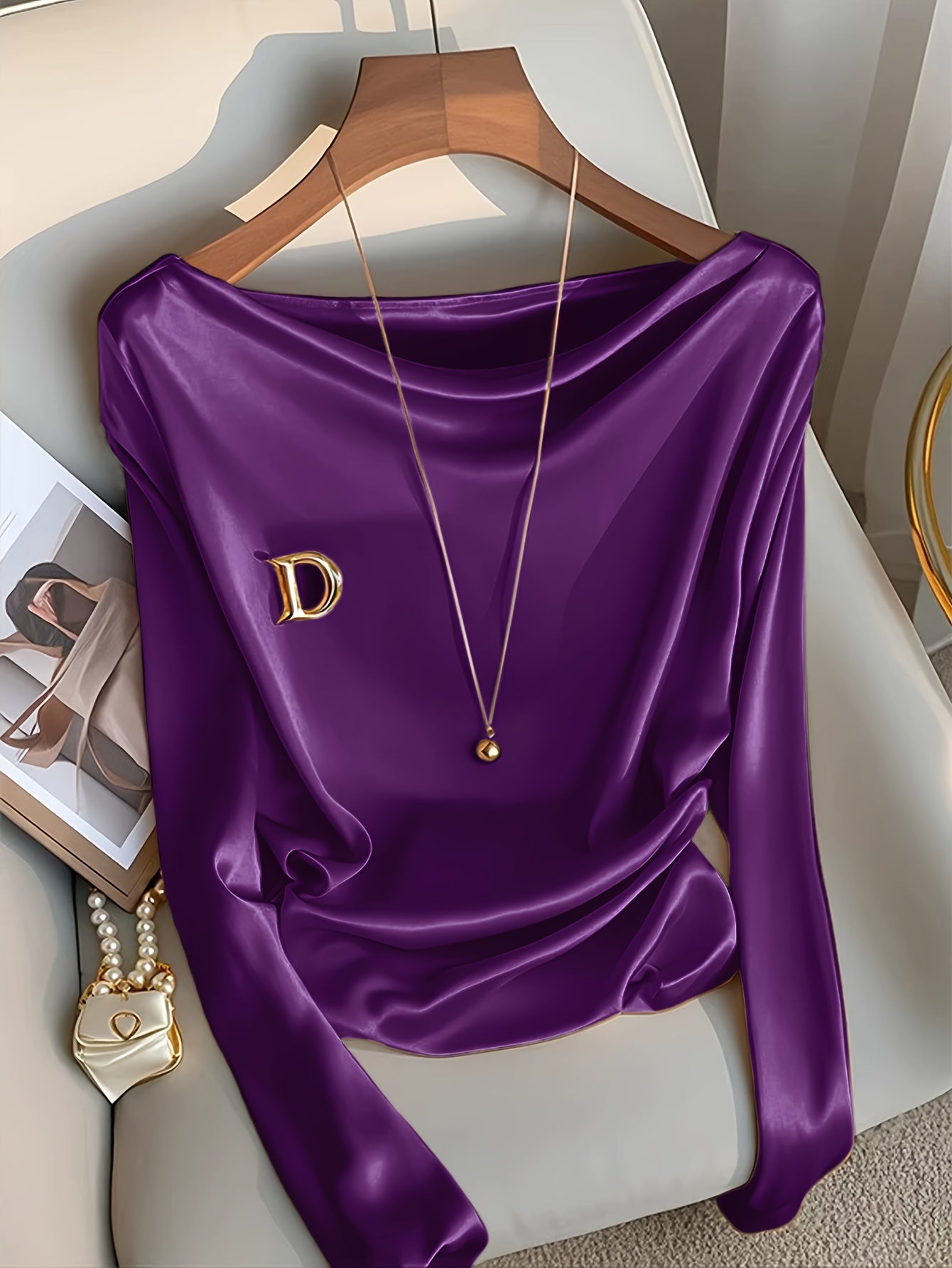 Women'S Elegant Casual Formal Solid Color Long Sleeve Pants Suit