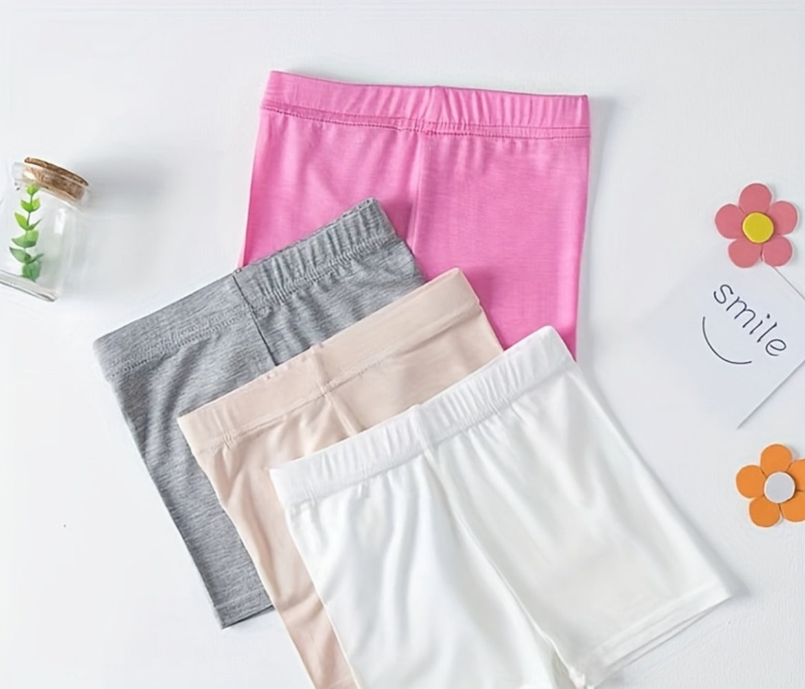 Toddler Girl Solid Color Shorts - Everyday Style