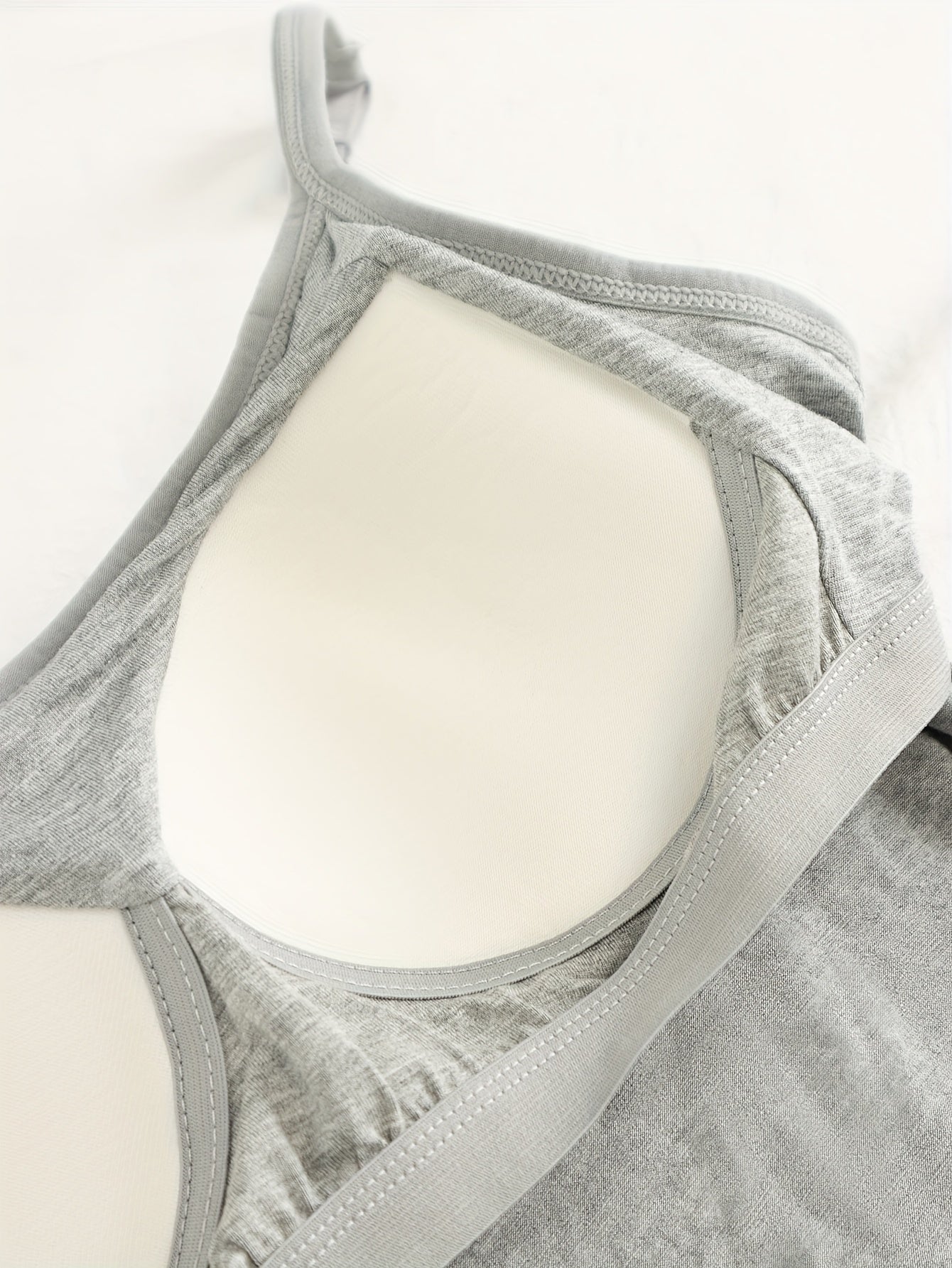 Women'S One-Piece Summer Loungewear Featuring Integrated Bra Padding, Camisole Style, Wire-Free