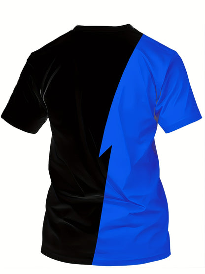 Men'S T-Shirt Featuring a Design - Black with a Yellow Cross And The Word ' ' in 3D Letters, Short Sleeves And a Crew Neck, Ideal for Casual Outdoor Wear Throughout The Year, a Great Gift for Him, Motivational Apparel