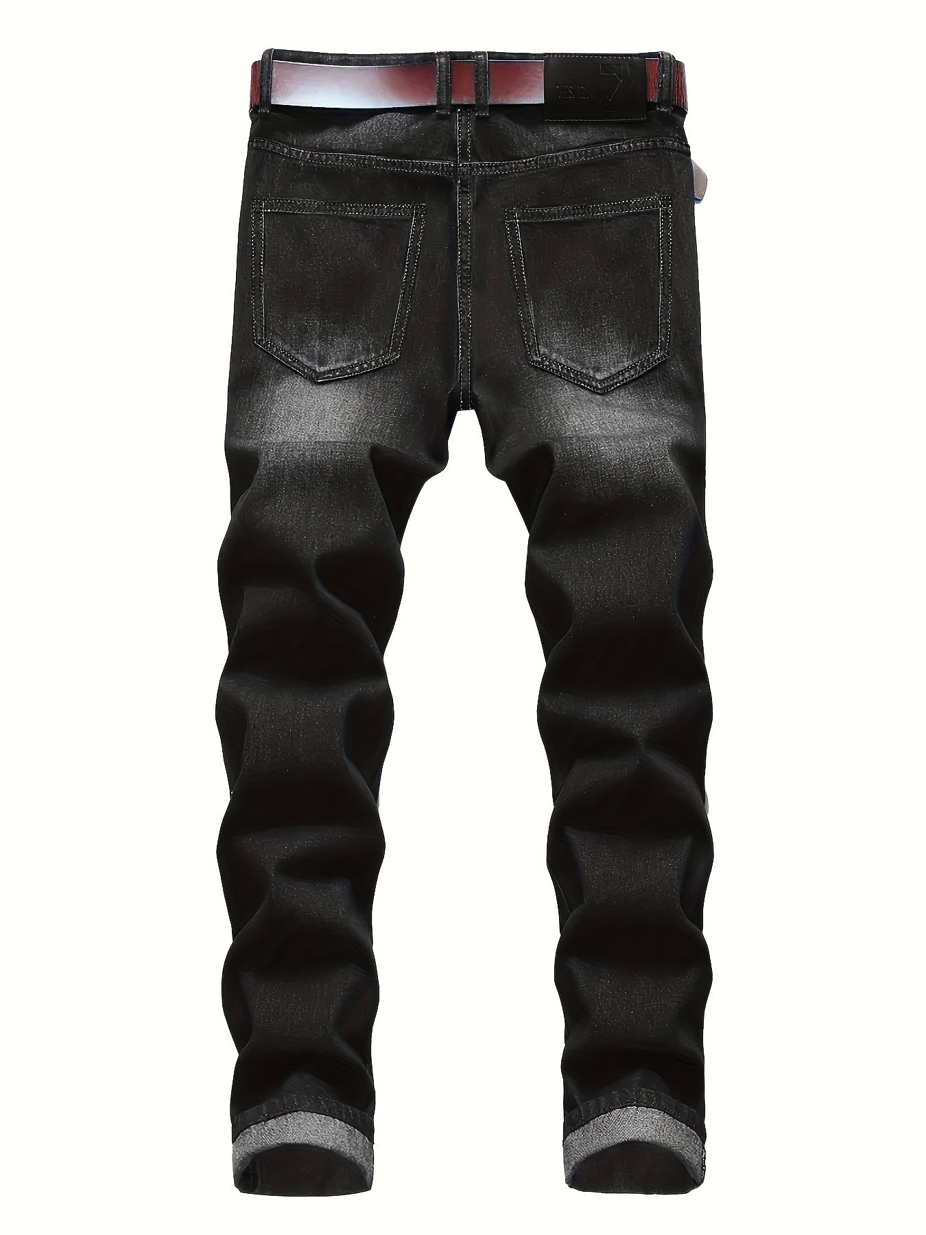 3-pack Men'S Slim Fit Ripped Jeans Distressed Denim Pants Casual Streetwear Fashion Trousers Hip Hop Trendy Joggers For Men
