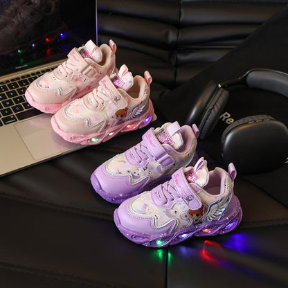 Girls Sneakers - Breathable Mesh & Non-Slip Sole 490469