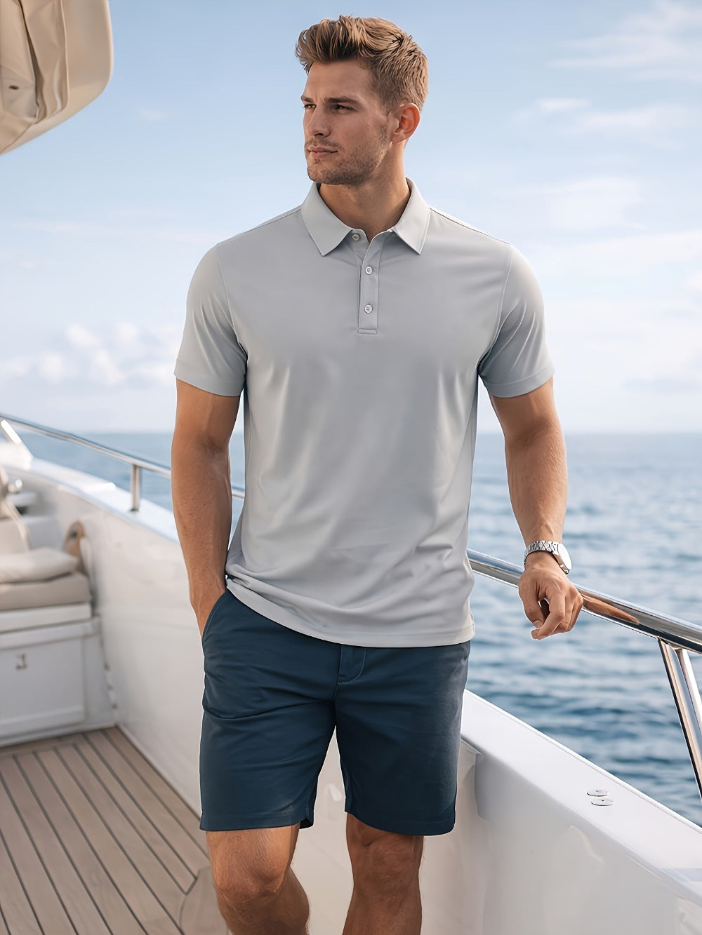Men's Performance Shirt - Collared Short Sleeve 196389