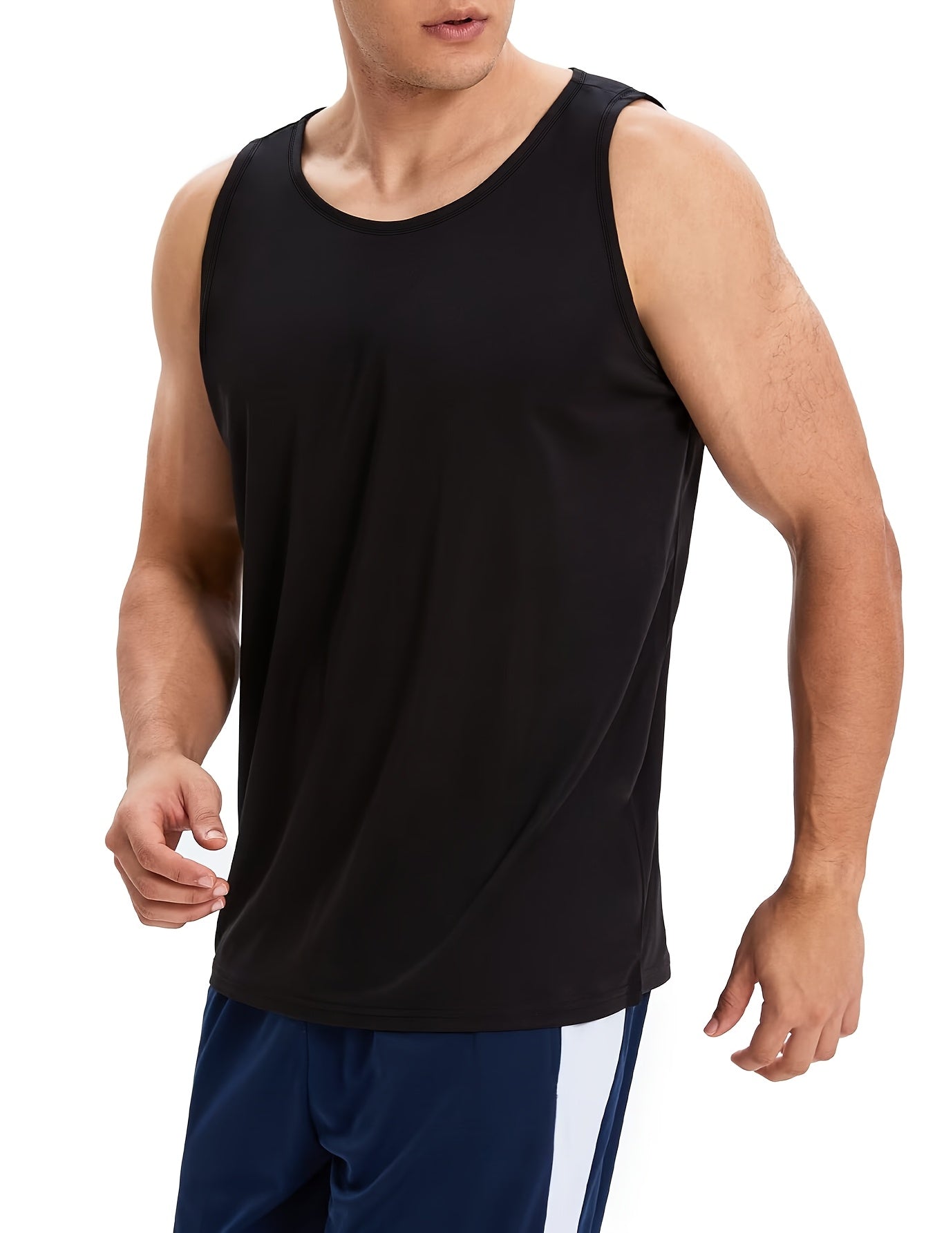 Men's Mixed colors Polyester Tank Top - product view 3