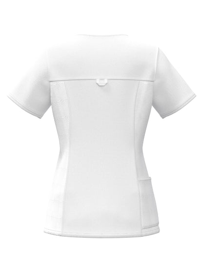 PandaFlex 4 Way Stretch Women Scrub Set Modern Fit V-Neck Top & Multi Pocket Pants 3371
