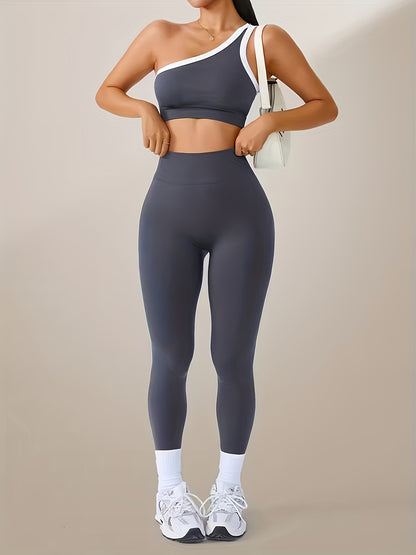 Women's Navy Blue Color High-Waist Leggings - product view 35