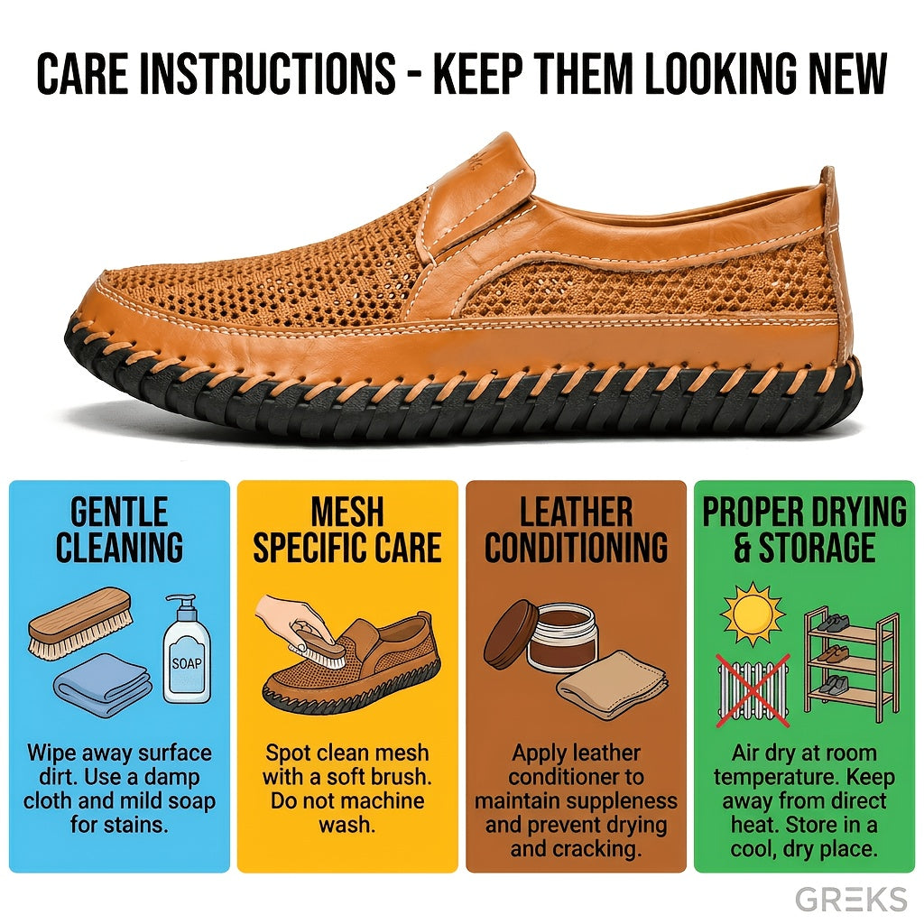 GREKS Outdoor Men Shoes Loafers Mesh Men Sneakers Male Loafers Moccasins