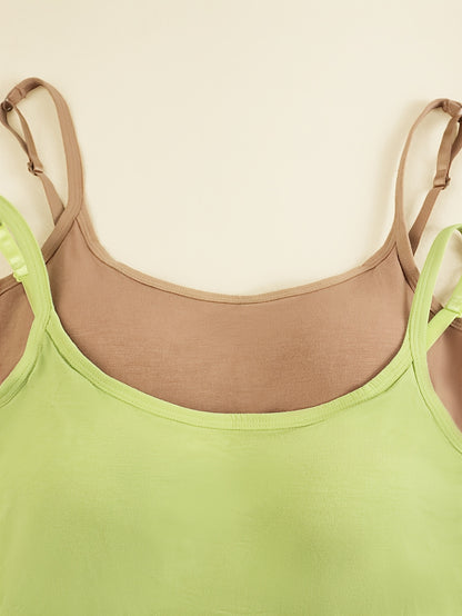 5pcs Non Steel Ring With Built-in Chest Cushion, No No Neeed To Wear Bra, Women'sInner Straps, Tank Top, Strapless Base Underwear