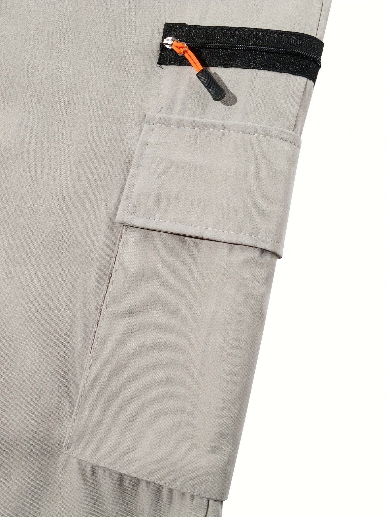 Set of 4 Men'S Long Pants with Cinched Waist And Multiple Pockets, Ideal for Outdoor Work Year-Round.