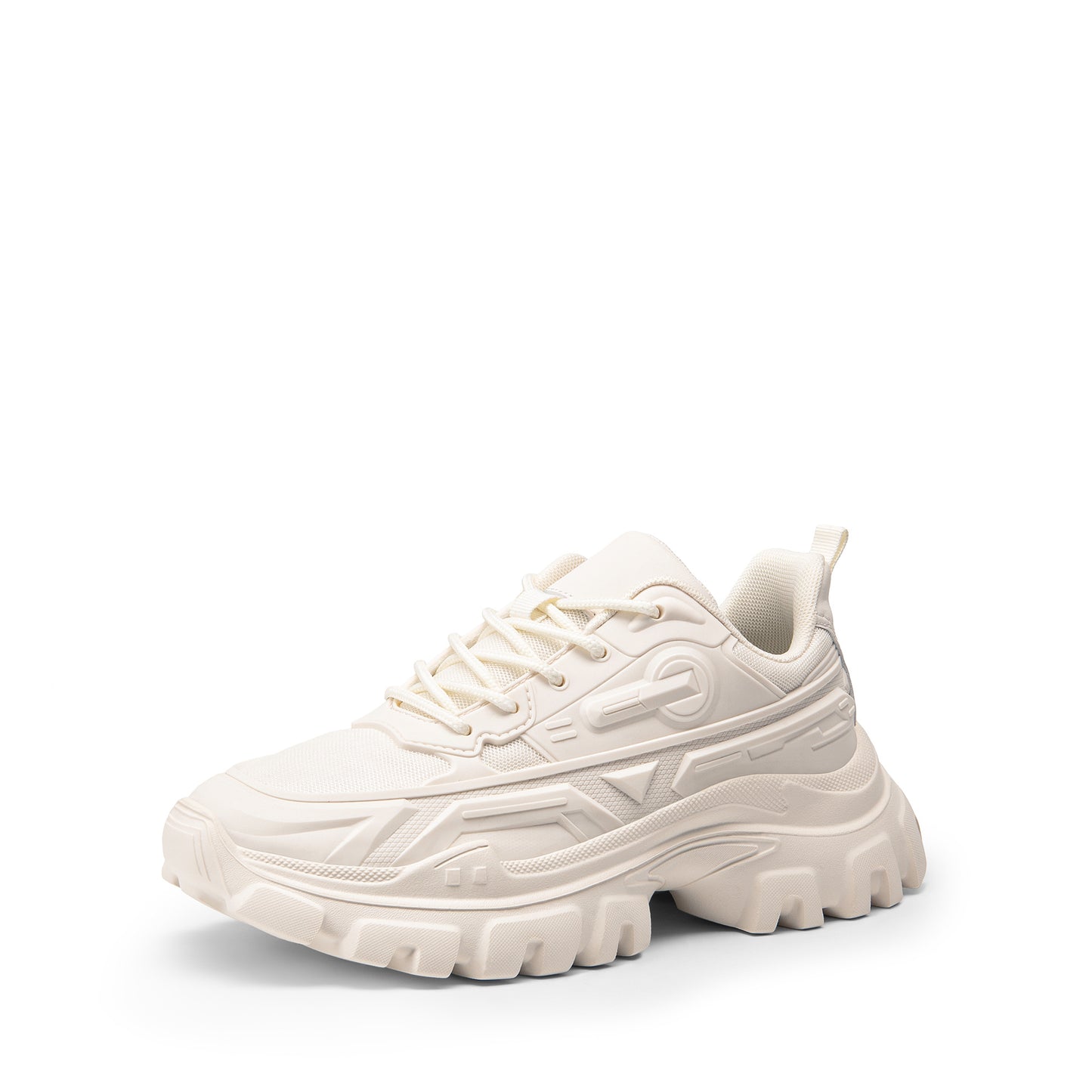Stylish Chunky Sneakers for Ladies, Featuring Bold Platform Design And Comfortable Lace-Up Style., Women Shoes