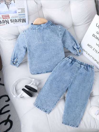 Targeted Development Of A Two-piece Set For The Baby Girl Spring Casual And Simple Style, for Outdoor
