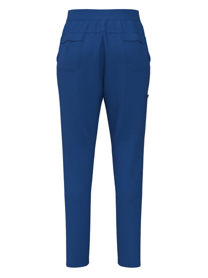 PandaFlex modern neck in Four-Way Stretch Fashion Scrubs Set V-Neck Short Sleeve Scrub Top & Straight Leg Cargo Pants for Nurses with zipper pockets 3372