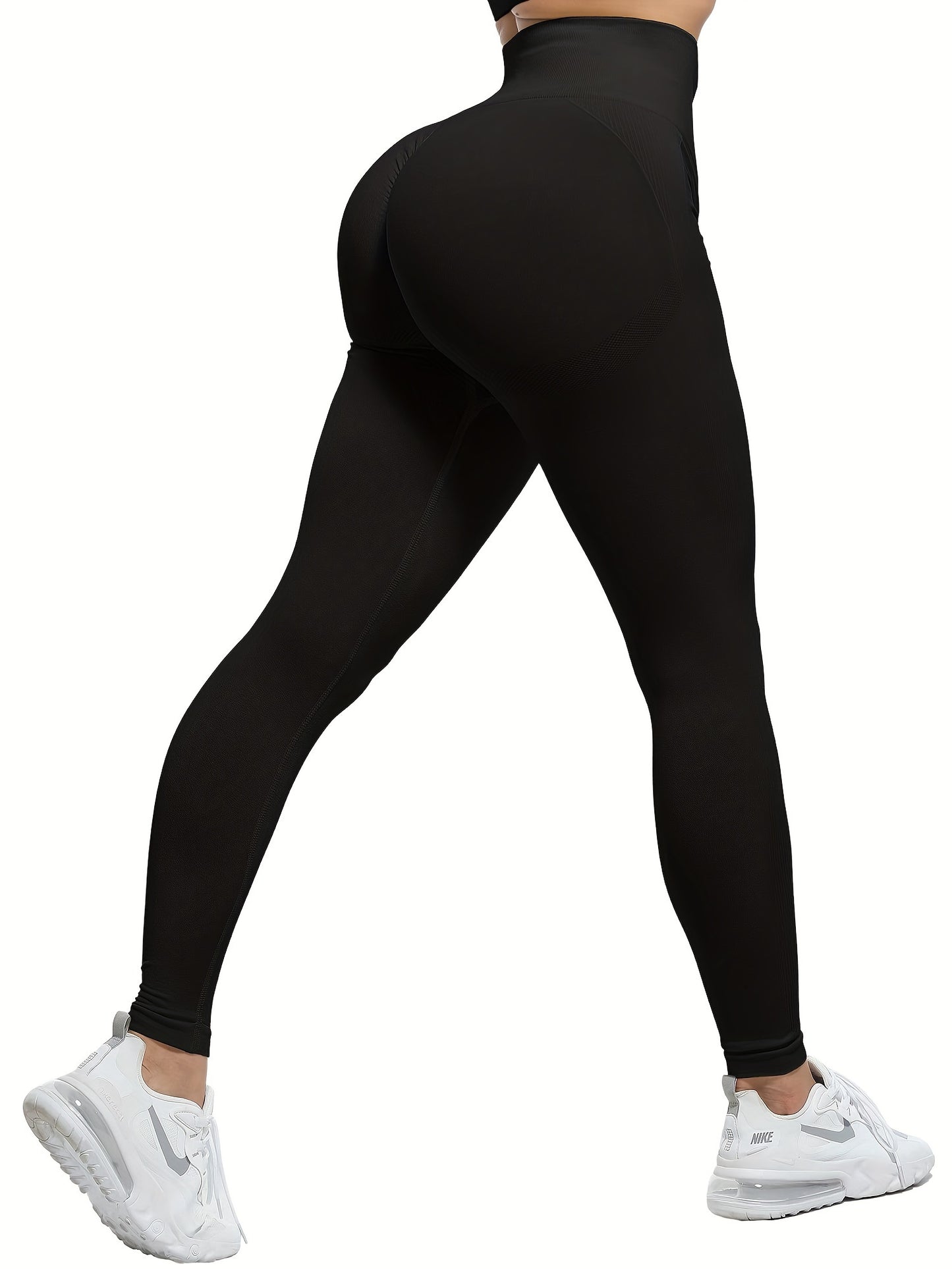 3pcs Women Seamless Soft Sports Leggings, High Waisted Workout Gym Yoga Pants, Women's Activewear