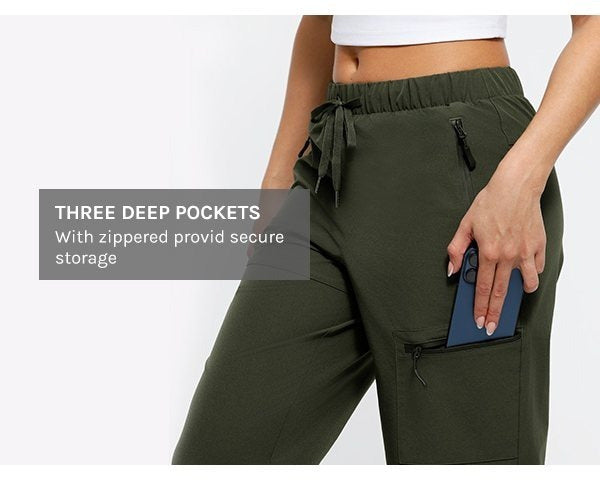 [Three Color To Choose] 1Pc Women's Lightweight Joggers Pants Without Drawstring Running Sweatpants with Pockets for Women Lounge Travel