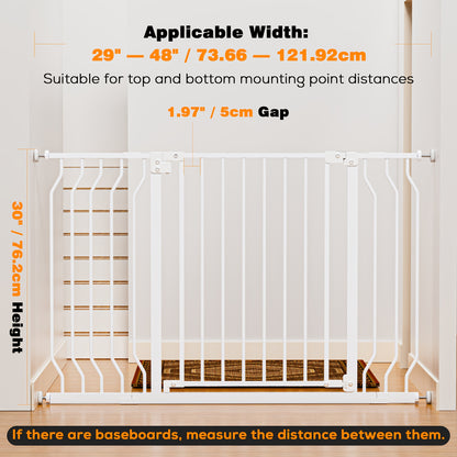 Baby Safety Gate - 5-62 Stairs Height Auto