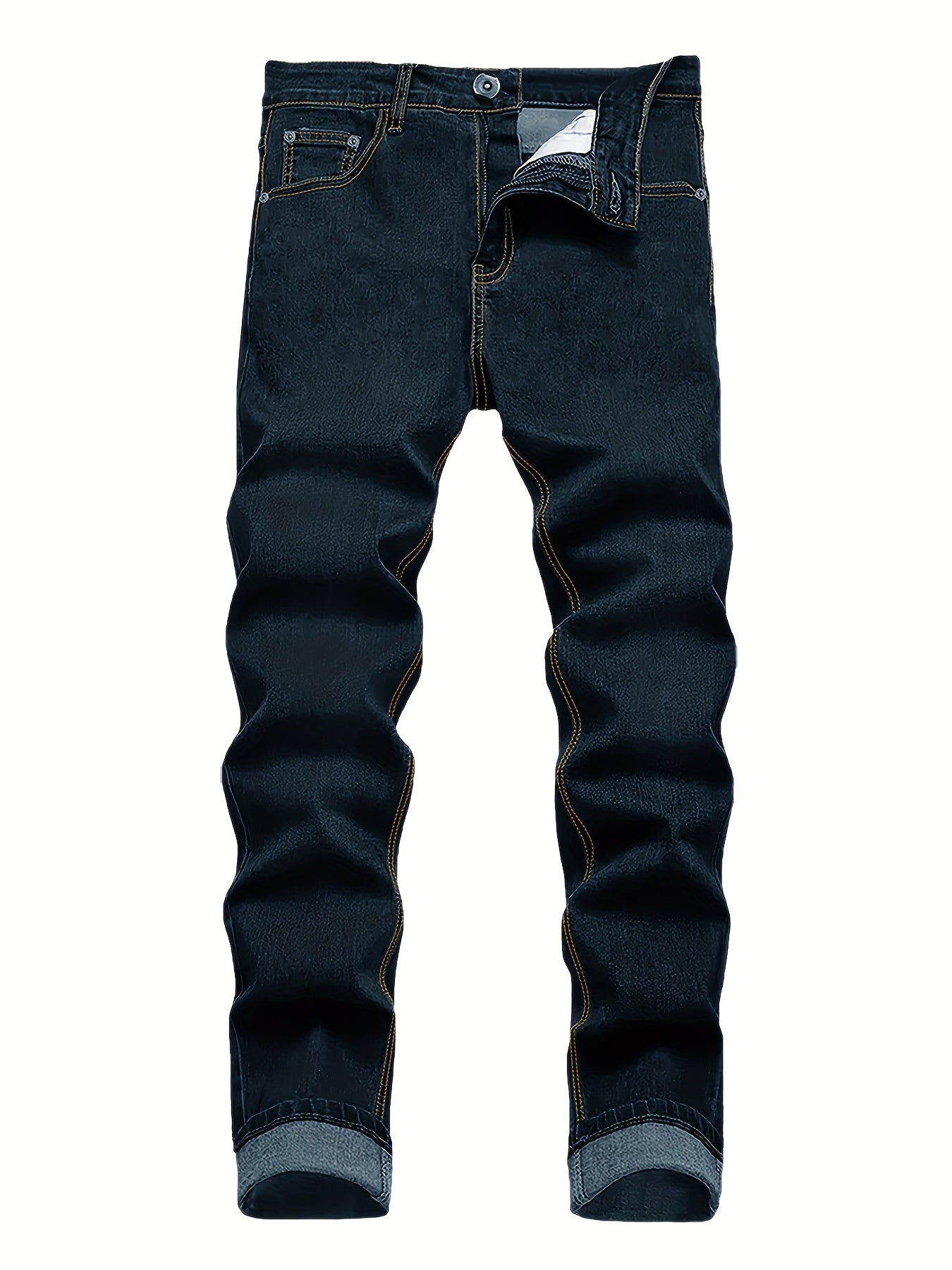 3-Pack Men's Slim Fit Jeans | Business Casual Trousers | Year-Round Versatile Pants | Gift