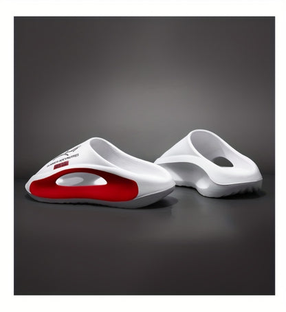 Men's Slides - Thick Sole & Open-Toe Comfort 473317