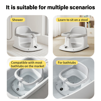 Baby Bath Seat for Babies Bathtub Seats for 6 Months & Up, Sitting Up with Rinse Cup 360掳 Surround new design Baby Bath Seat, Baby Bathtub Support for Newborn to Infant, Easy to Install And Stable, Non-Slip Compact Toddler Bath Seat for shower