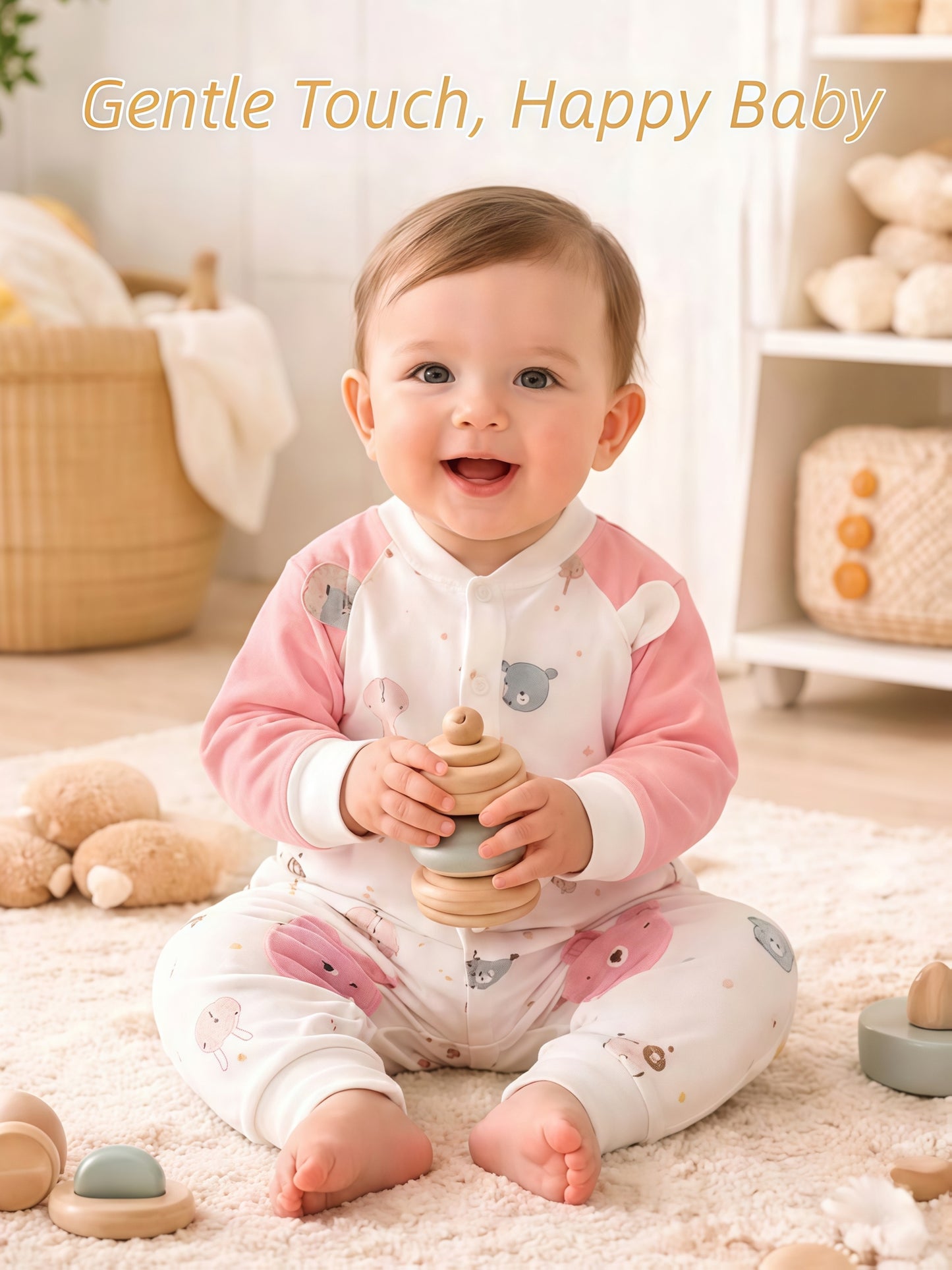 Baby Girl Clothes And Baby Items, Newborn Daily Necessities Complete Set, 0-3 Months, Total 22pcs, 3 Sets of Clothes And Swaddle Blanket And Hat And Bib And Hand And Foot Covers, Baby Fall Long Sleeve Suit, Baby Romper, Local Warehouse