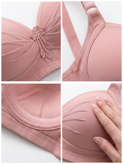 6pcs Set of Sexy Wireless Seamless Push-Up Bras for Women