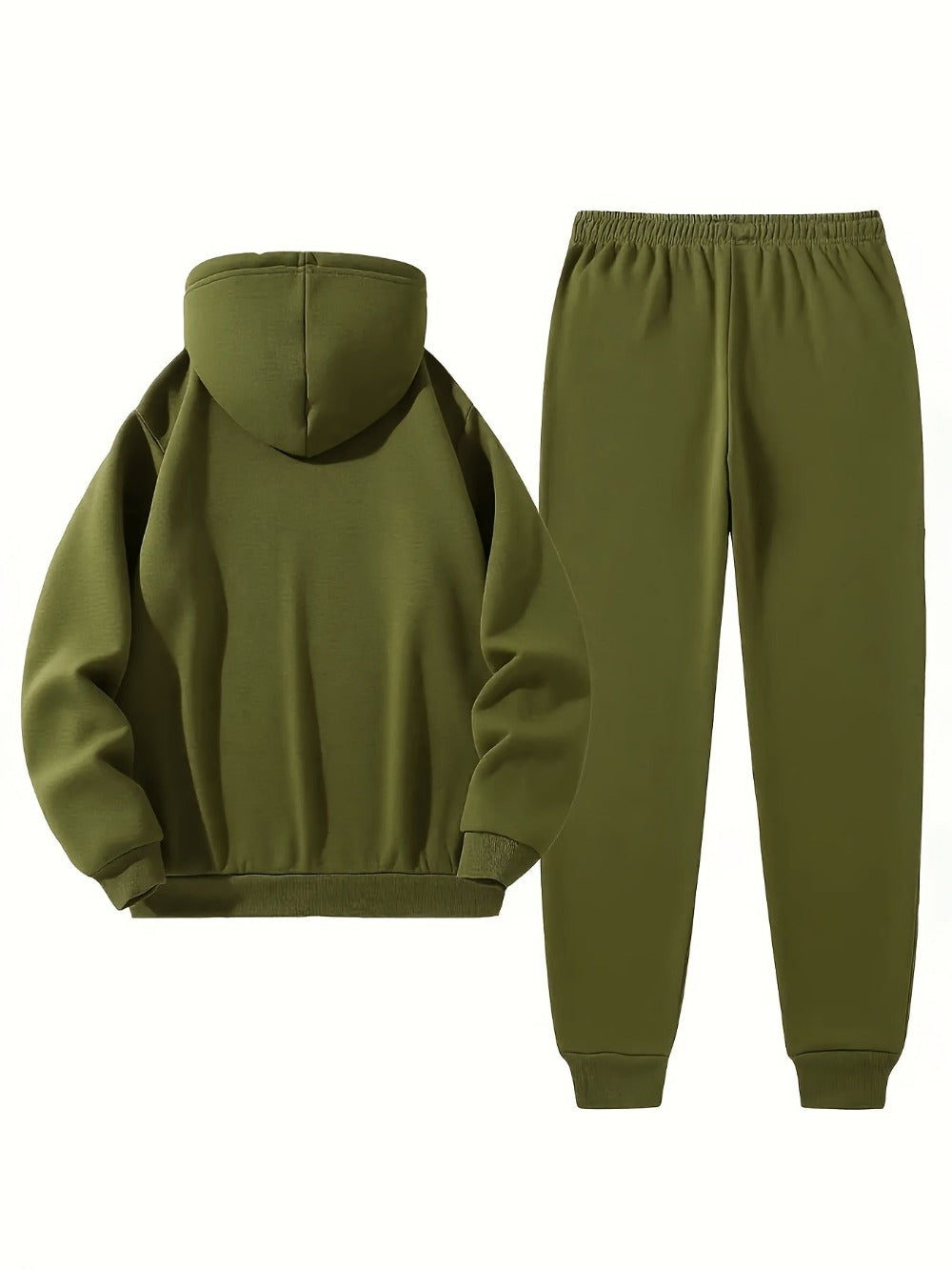 Men's Tracksuit Jacket and Pants Set - Coordinated Cold-Weather Urban Edition