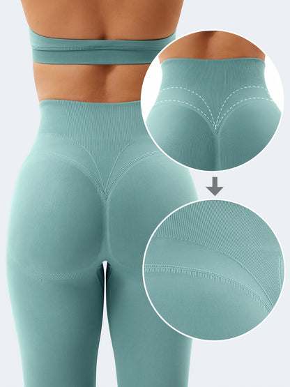 VOYJOY Women Impact Leggings Seamless Scrunch Butt Lifting Workout Leggings High Waisted Gym Yoga Pant