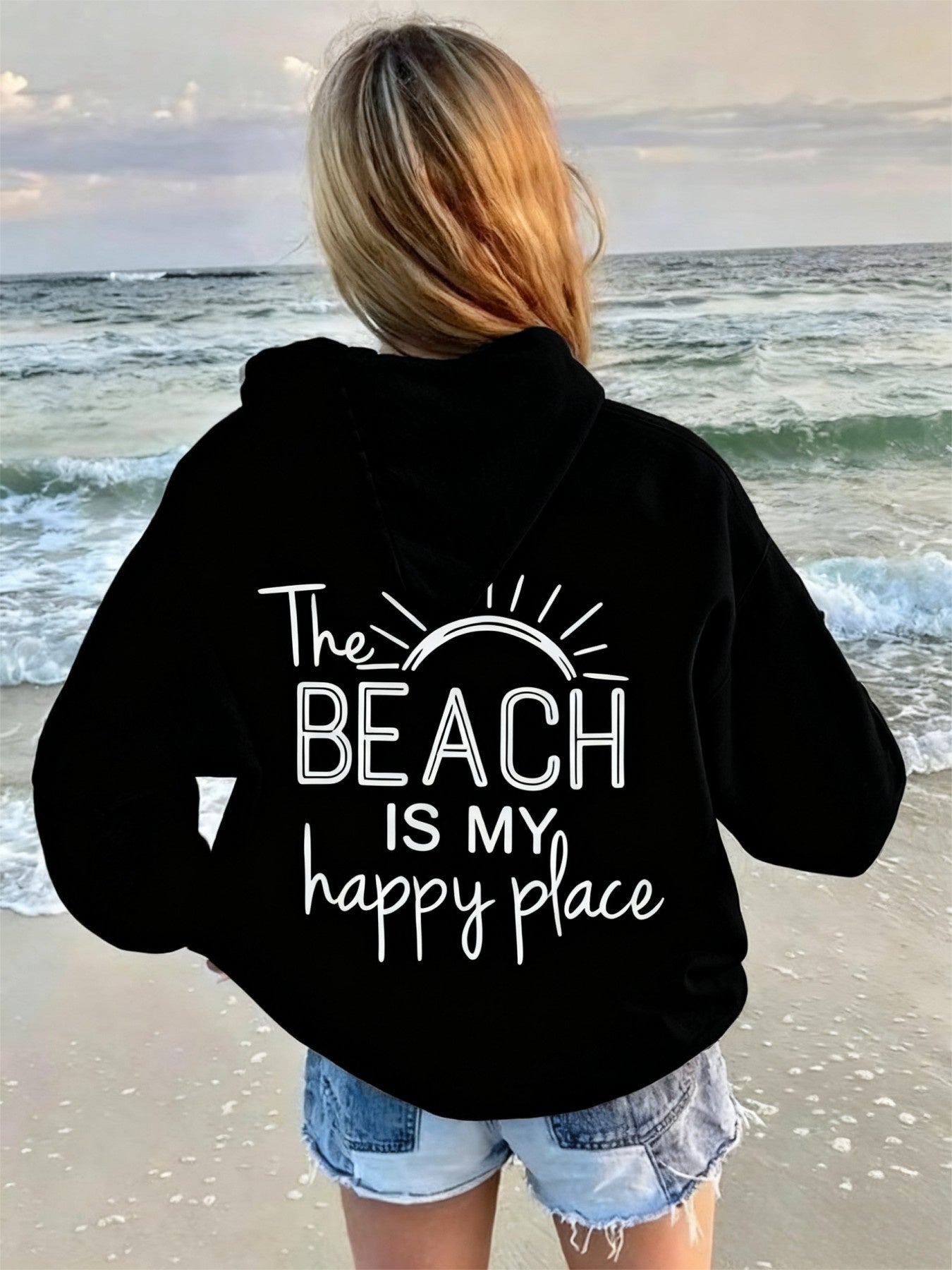 Women's Autumn Winter Hoodie, Casual Loose Fashion Pattern Top, Long Sleeve Hooded Sweatshirt, Comfortable Fabric Large Size Loose Fit, Christmas Halloween Women's Gift Recommendation, Local Delivery