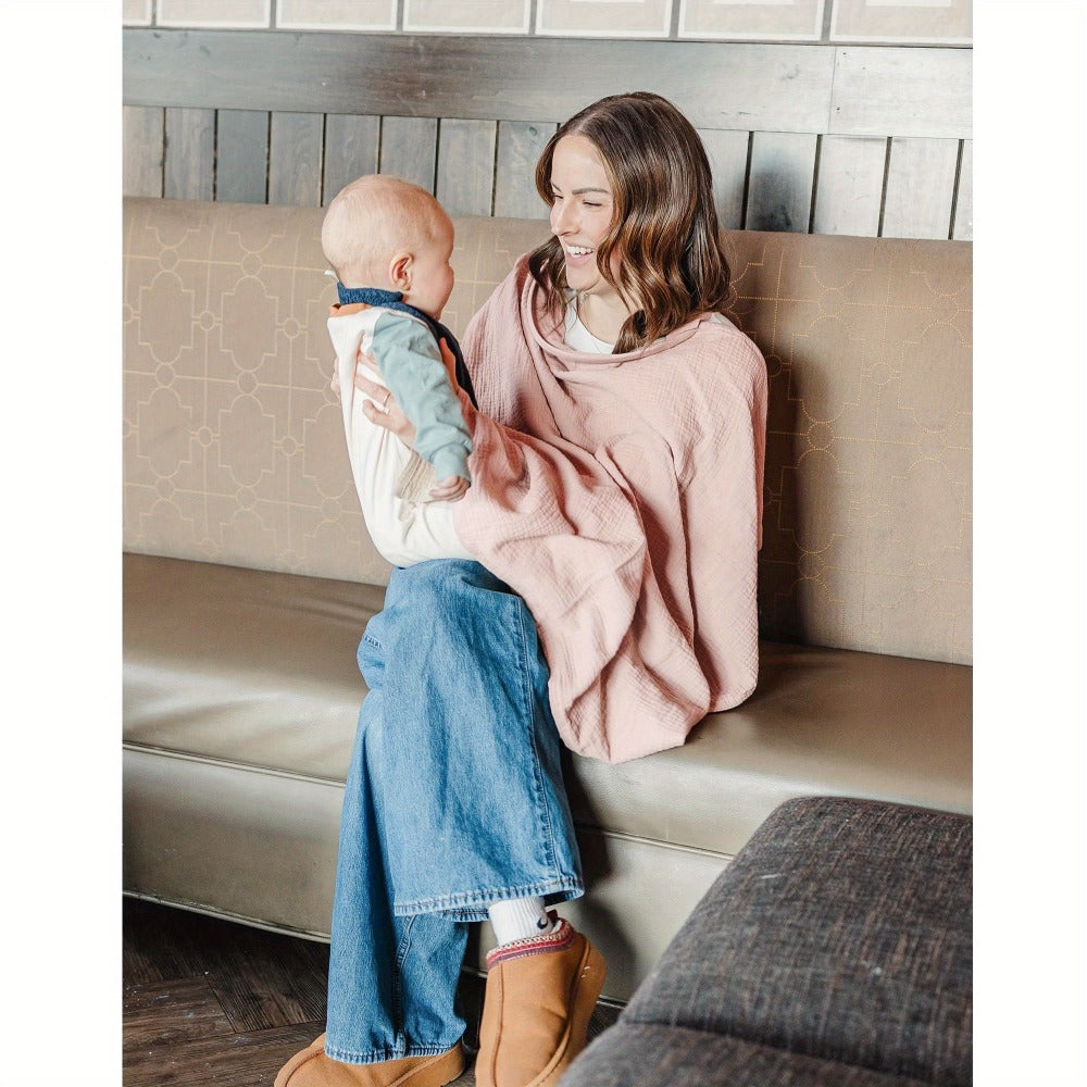 Nursing Cover 2-Pack - Cotton Muslin with Rigid Hoop