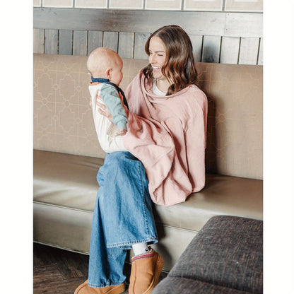 Nursing Cover 2-Pack - Cotton Muslin with Rigid Hoop