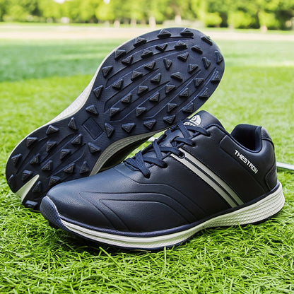 Professional Men'S Golf Shoes, Comfortable Golf Training Sneakers For All Seasons Outdoor