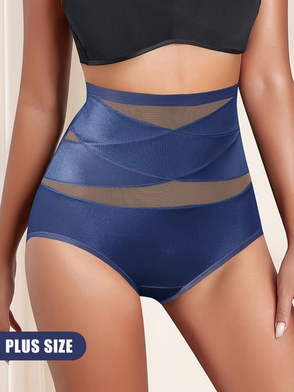 4pcs Fashionable Plus size Women'S Briefs High waisted Tummy controlling - product view 7