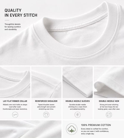 5 Pack Mens Cotton Crew Neck Regular T-Shirts Bulk Short Sleeve Lightweight Tees White Colors