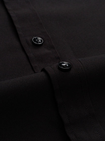 Men's Light Brown Business Casual Dress Shirt - Long Sleeve Classic Collar, Metal Button Placket & Subtle Texture Pattern, Regular Fit All-Season Office Work Uniform, Solid Color Professional Attire, Office Clothes, Durable Dresswear