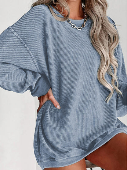 Women's Pink Lace Long-Sleeve Sweatshirt - product view 21