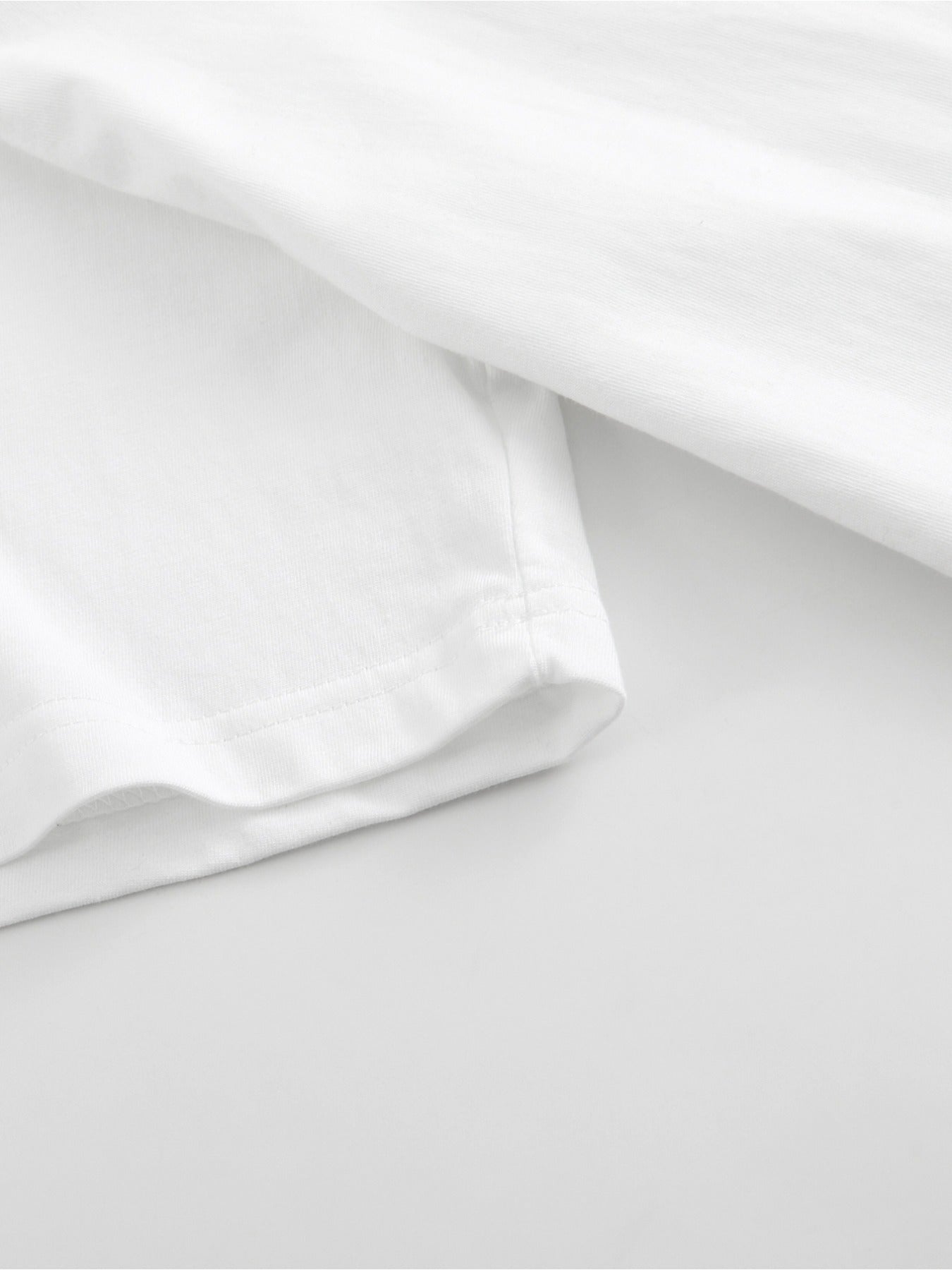 White Printed T-Shirt - product view 8