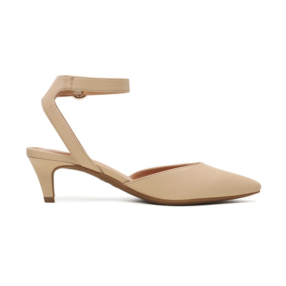 Women's Pumps Shoes Pointed Toe Kitten Low Heels Stiletto Ankle Strap Closed Toe Wedding Party Dress Sandals Kitten Heels for Women Low Heel Dress Shoes Wedding Dress Closed Toe Pump Shoes