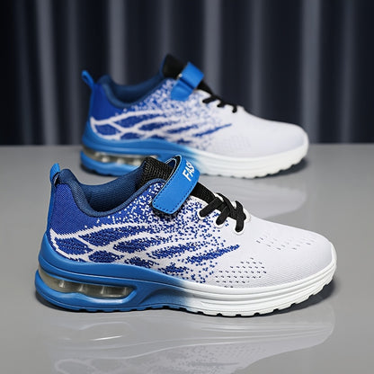 Boys' Casual Woven Shoes, Breathable And Lightweight Sports Shoes, Cool Low-top Comfortable Running Shoes For Spring, Summer And Autumn
