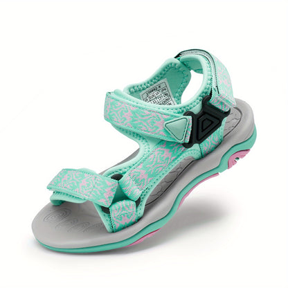 Boys Girls Sandals Kids Adventurous Light-Weight Adjustable Straps Summer Stylish and Comfortable Fashion Sandals Outdoor Shoes For Little Kid/Big Kid Quick On and Off Suitable for different occasions