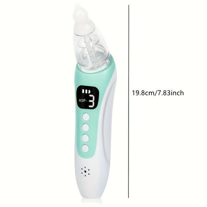 USB Rechargeable Nasal Aspirator - 3 Suction Levels and 3 Nozzles