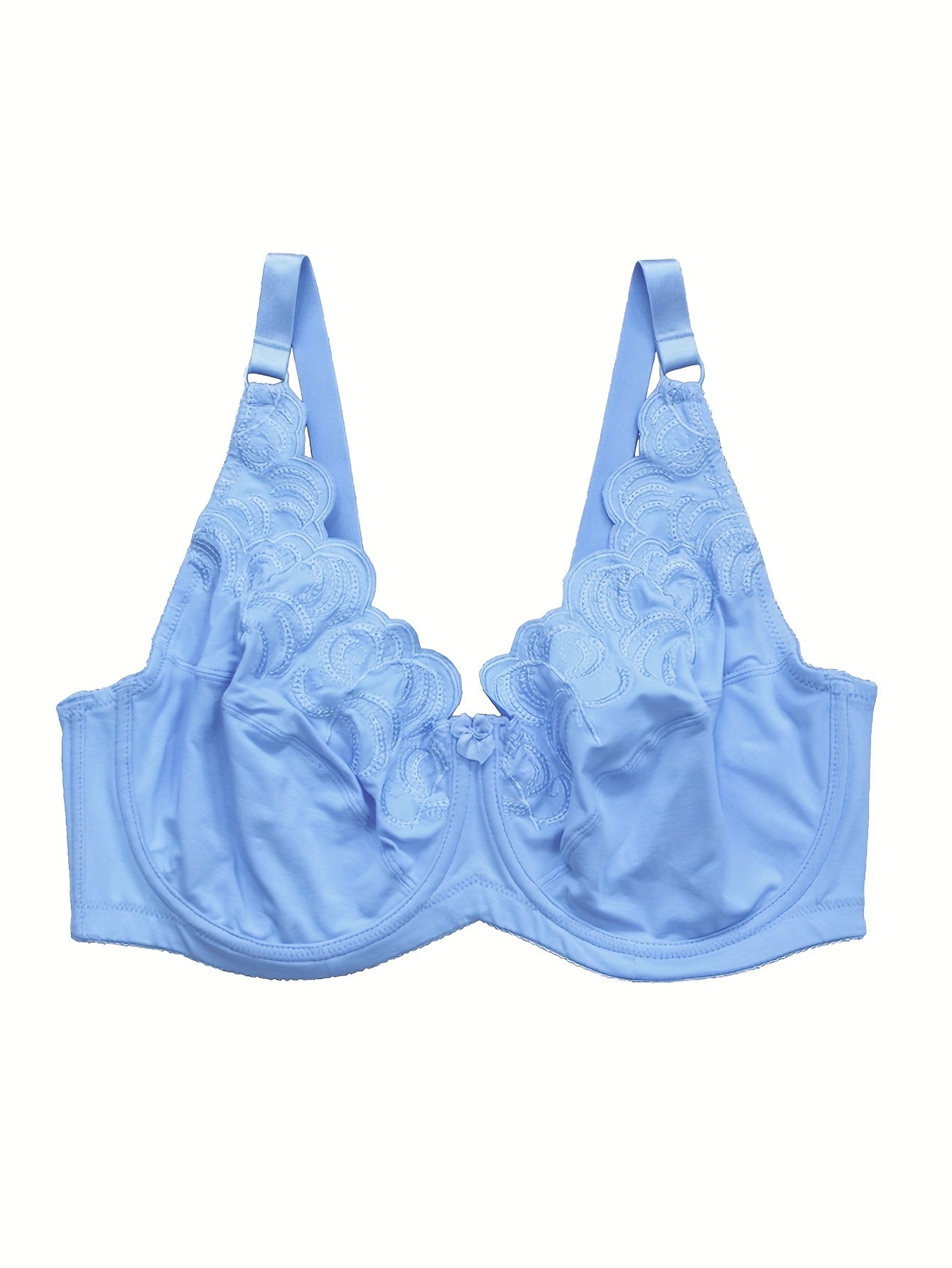 Plus Size Bra Unlined Minimizer Women Underwear Underwire Sexy Big Size 36-46C-F